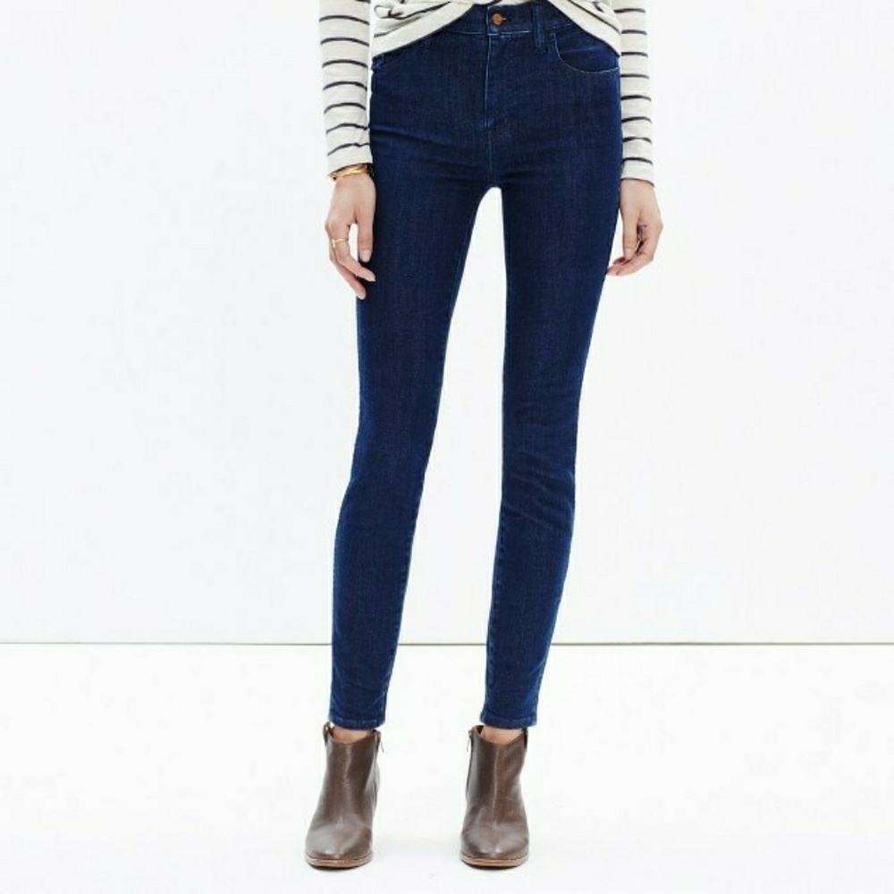 Madewell high rise skinny jeans, sz 28